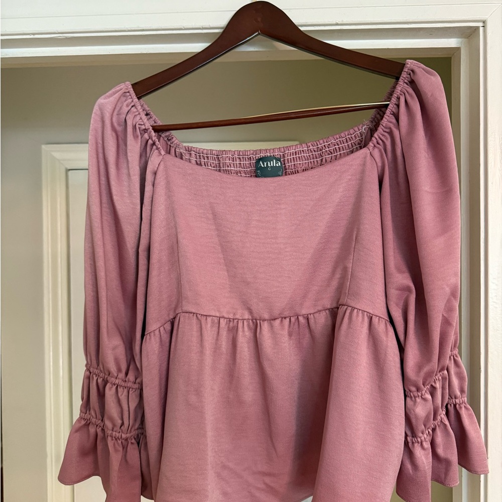 ARULA Women's Pink Top
